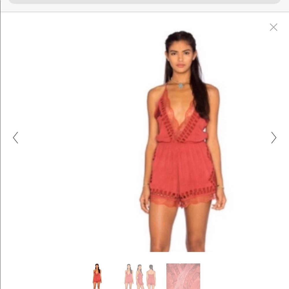 red tularosa romper! from revolve never been worn